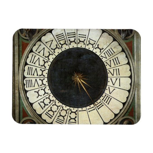 Magnet Flexible Horloge dans le Duomo par Paolo Uccello (Horizontal)