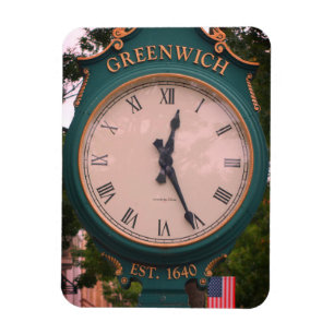 Magnet Flexible Horloge postale de l'avenue Greenwich, Greenwich, 