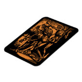 Magnet Flexible Horreurs sans fin des mineurs morts pour Halloween (Côté Gauche)