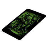 Magnet Flexible Horreurs sans fin des mineurs morts pour Halloween (Côté Gauche)