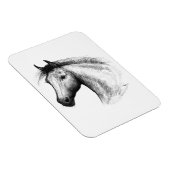 Magnet Flexible Horse : White (Côté Droit)