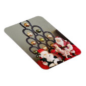 Magnet Flexible Horseshoe arbre de Noël Santa Clause photographie (Côté Droit)