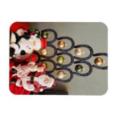 Magnet Flexible Horseshoe arbre de Noël Santa Clause photographie (Horizontal)
