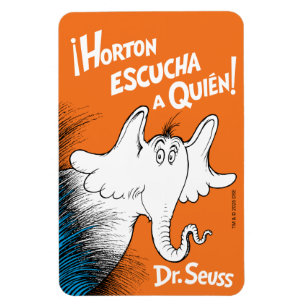 Magnet Flexible Horton Entend Les Qui Couverture De Livre Espagnol