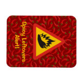 Magnet Flexible Hot pepper danger (Horizontal)