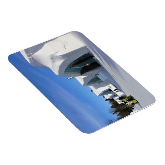 Magnet Flexible Hôtel de Glace, Québec, Canada (Côté Droit)