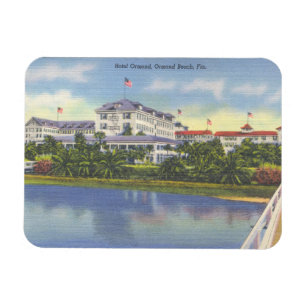 Magnet Flexible Hôtel d'Ormond, plage la Floride d'Ormond