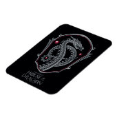 Magnet Flexible HOUSE of the Dragon | Silver Dragon Crest (Côté Gauche)