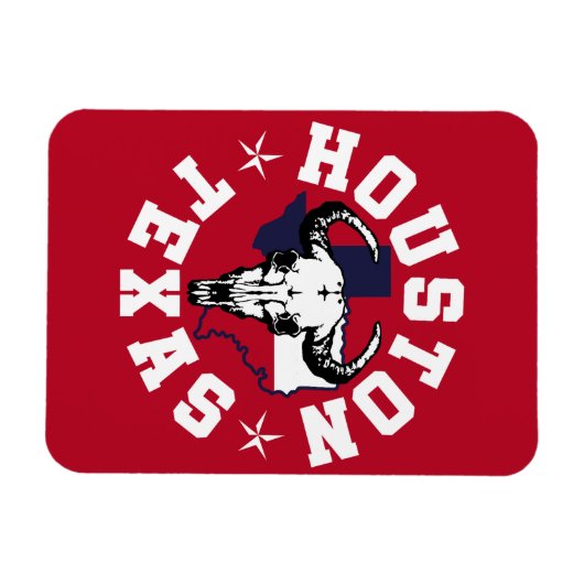 Magnet Flexible Houston, Texas (Horizontal)