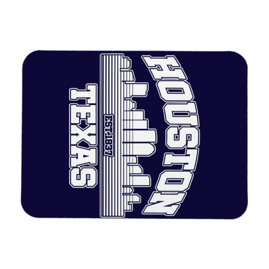 Magnet Flexible Houston, Texas (Horizontal)