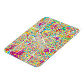 Magnet Flexible Houston, Texas | Carte Neon (Côté Gauche)