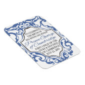 Magnet Flexible HRH Prince George Bleu/Blanc Défilé (Côté Droit)
