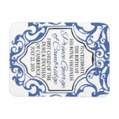 Magnet Flexible HRH Prince George Bleu/Blanc Défilé (Horizontal)