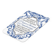 Magnet Flexible HRH Prince George Bleu/Blanc Défilé (Côté Gauche)