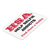 Magnet Flexible "HSA - Aide Selfie Addicts - Trouvez-les un passe- (Côté Gauche)