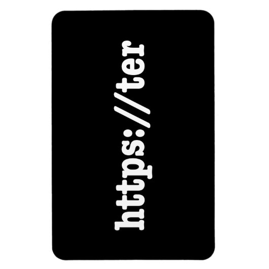 Magnet Flexible https://ter / code html (Vertical)