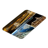 Magnet Flexible HU - Hongrie - Budapest - (Côté Gauche)