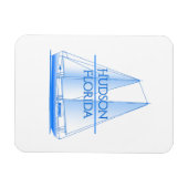 Magnet Flexible Hudson Coastal Nautical Sailing (Horizontal)