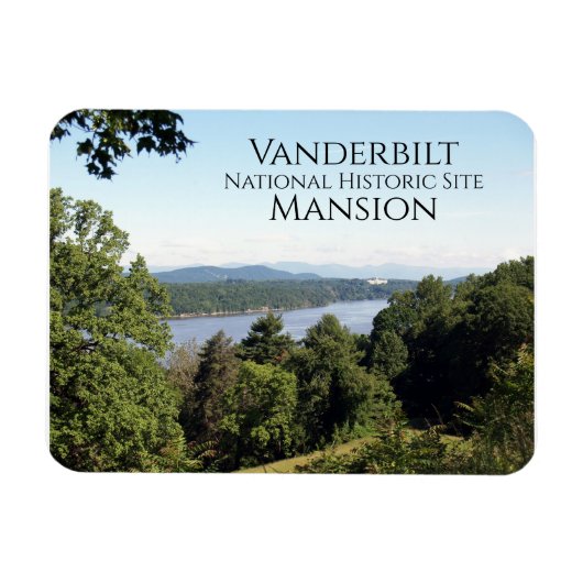 Magnet Flexible Hudson River de Vanderbilt Mansion, Hyde Park, NY (Horizontal)