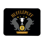 Magnet Flexible HUFFLEPUFF™ Badger and Cup House Pride Graphisme (Horizontal)