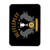 Magnet Flexible HUFFLEPUFF™ Badger and Cup House Pride Graphisme (Vertical)