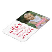Magnet Flexible Hugs & Baisers & Voeux de Saint Valentin (Côté Gauche)