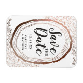 Magnet Flexible Huile de cuivre en tranches de bois rustique autom (Horizontal)