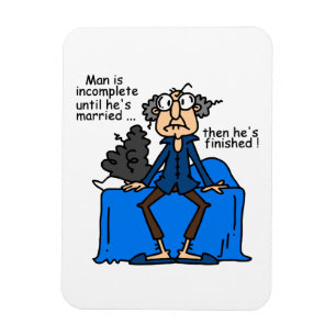 Magnet Flexible Humour alors fini inachevé de mariage