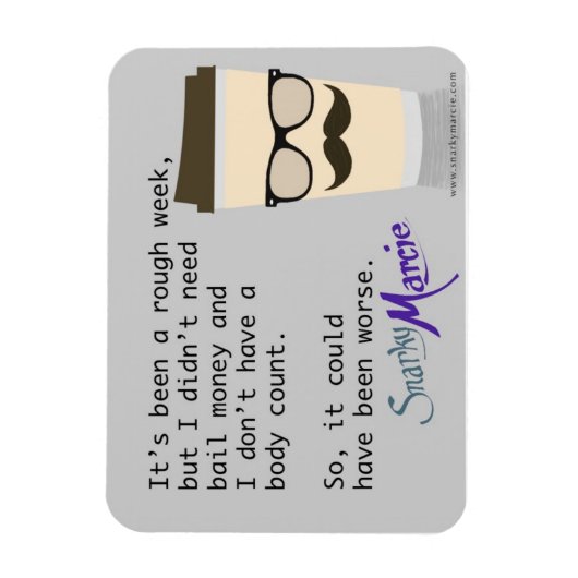 Magnet Flexible Humour café (Vertical)