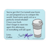 Magnet Flexible Humour café (Horizontal)