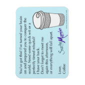 Magnet Flexible Humour café (Vertical)