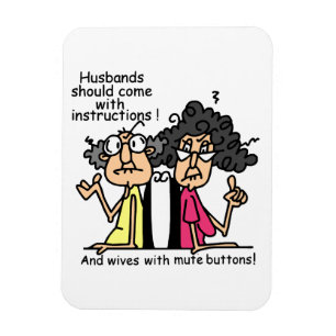 Magnet Flexible Humour d'attitude de maris et d'épouses