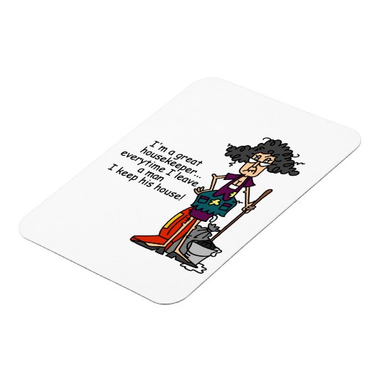 Magnet Flexible Humour de femme de charge (Côté Gauche)