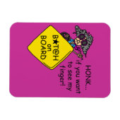 Magnet Flexible Humour de rage de route (Horizontal)