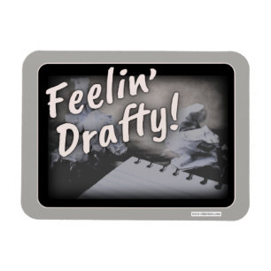Magnet Flexible Humour du processus d'auteur astucieux