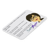 Magnet Flexible Humour Hipster (Côté Gauche)