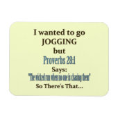 Magnet Flexible Humour Jogging (Horizontal)