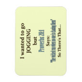 Magnet Flexible Humour Jogging (Vertical)