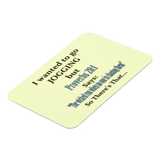 Magnet Flexible Humour Jogging (Côté Gauche)