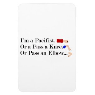 Magnet Flexible Humour pacifiste mixed martial art