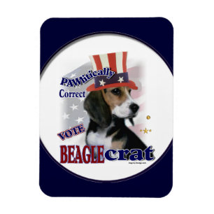 Magnet Flexible Humour politique beagle