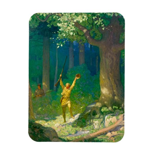 Magnet Flexible Huntsman par Newell Convers Wyeth (Vertical)
