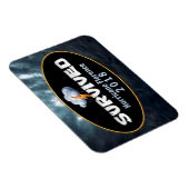 Magnet Flexible Hurricane survécu Florence (Côté Droit)