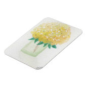 Magnet Flexible Hydrangée jaune (Côté Gauche)