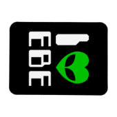Magnet Flexible I Alien Heart EBE (Horizontal)