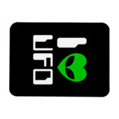Magnet Flexible I Alien Heart UFO (Horizontal)