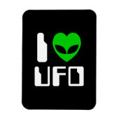 Magnet Flexible I Alien Heart UFO (Vertical)