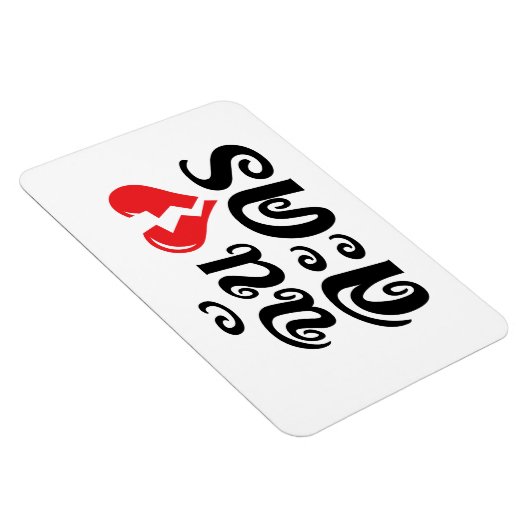 Magnet Flexible I Broken Heart (Love) Lakhon ← Langue thaïe (Côté Droit)