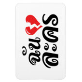 Magnet Flexible I Broken Heart (Love) Lakhon ← Langue thaïe (Vertical)