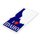 Magnet Flexible I Coeur (Amour) Idaho (Côté Gauche)